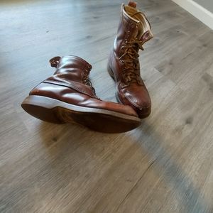 Mens vintage Steel toed boots
